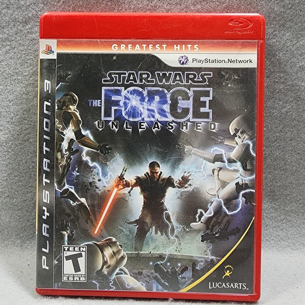 StarWars The Force Unleased (PlayStation 3) PS3 Manual Included UNTESTED